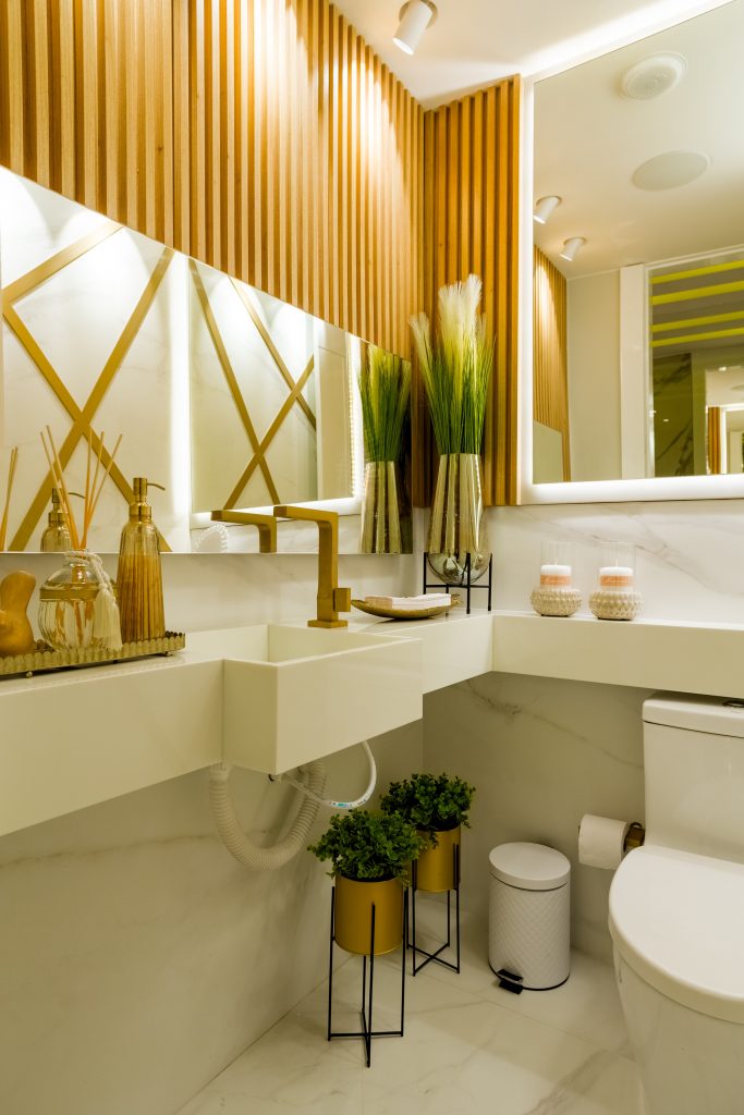 a clean bathroom