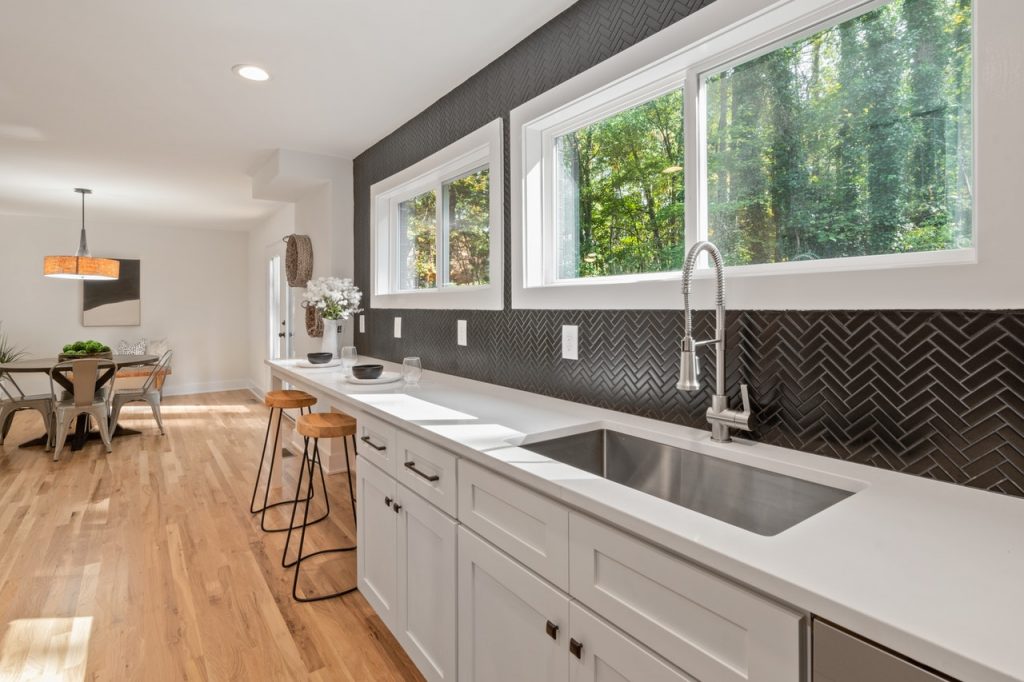 a clean kitchen