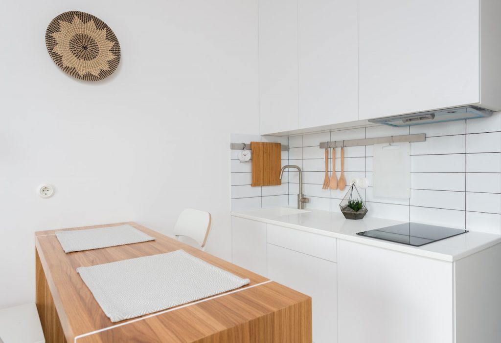 a clean kitchen