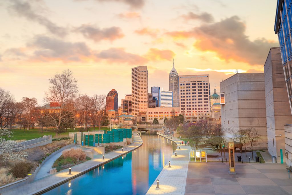 downtown Indianapolis